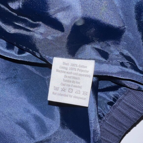 NWT Janie and Jack Hooded Canvas Jacket Navy Size 2T - Picture 6 of 7